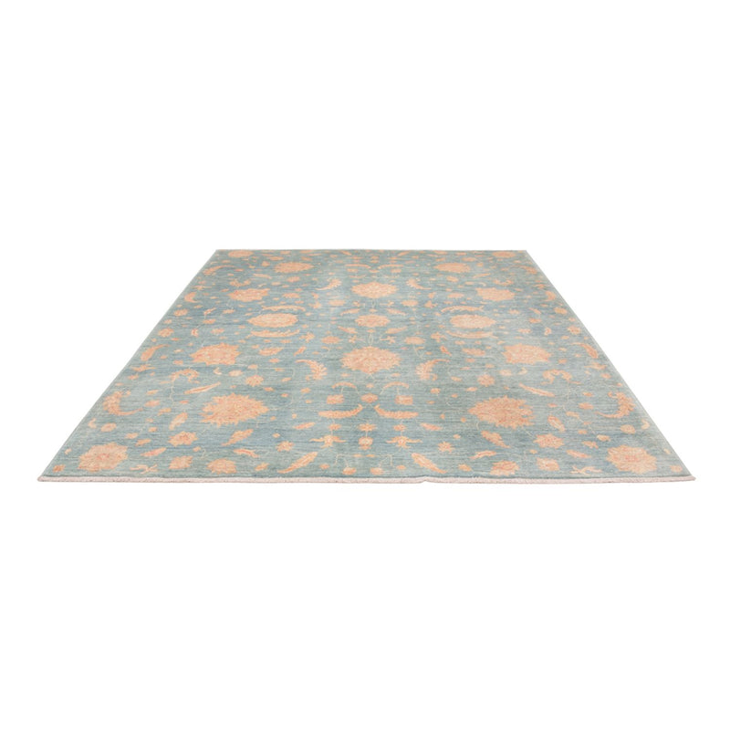Ziegler Modern Teppich 252x309cm - Orientteppich - hellblau