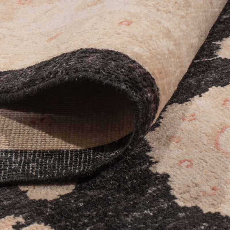 Ziegler Teppich 258x303cm - Orientteppich - schwarz