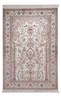 China Seide Teppich 122x183cm - Orientteppich - creme – product image
