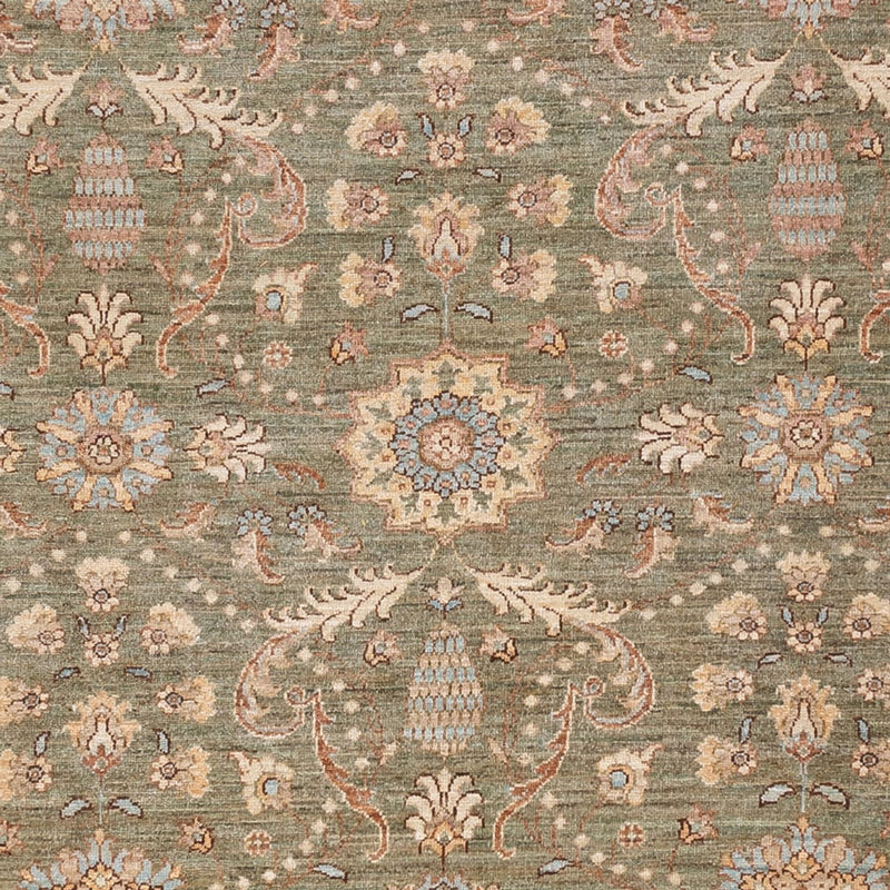 Ziegler Teppich 248x309cm - Orientteppich - olivgrün
