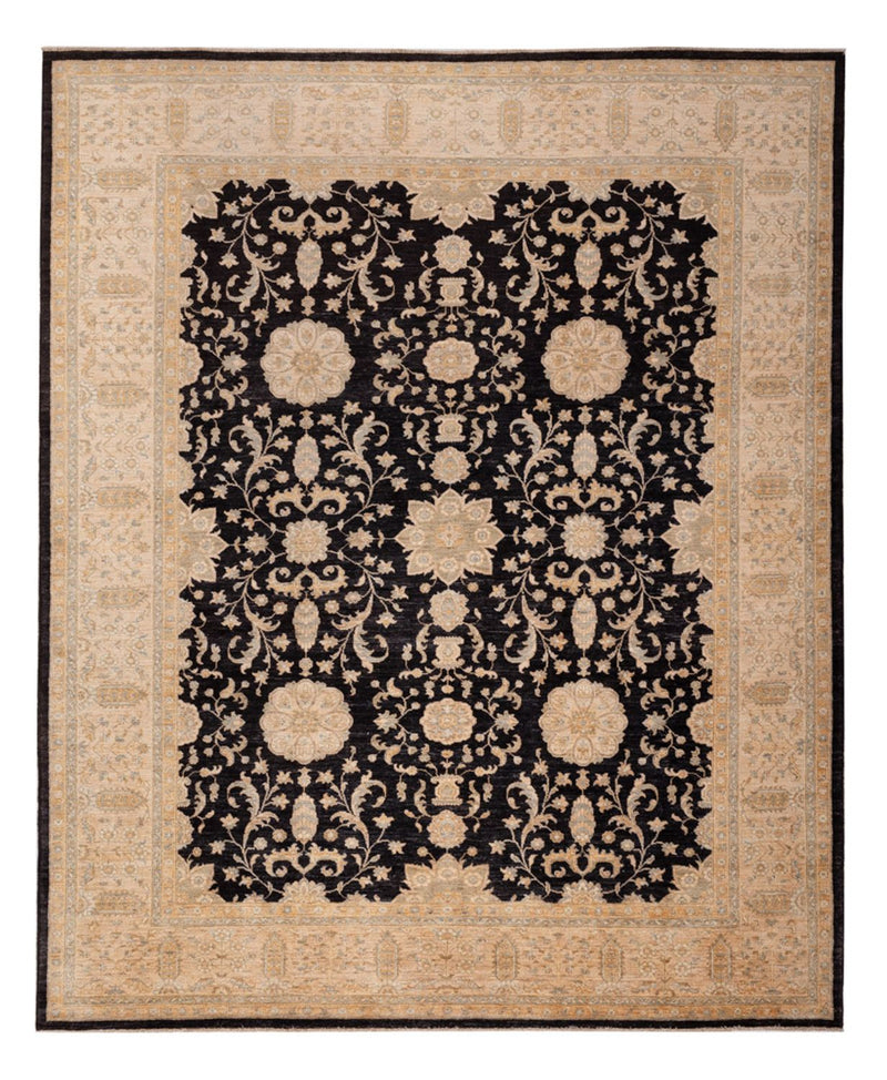 Ziegler Teppich 251x302cm - Orientteppich - schwarz