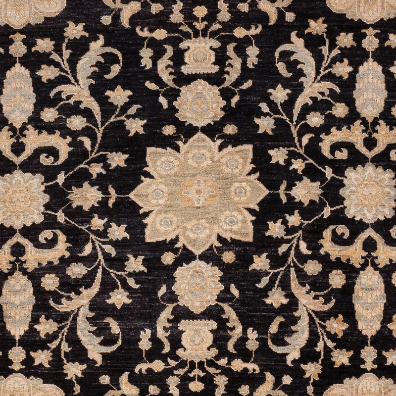 Ziegler Teppich 251x302cm - Orientteppich - schwarz
