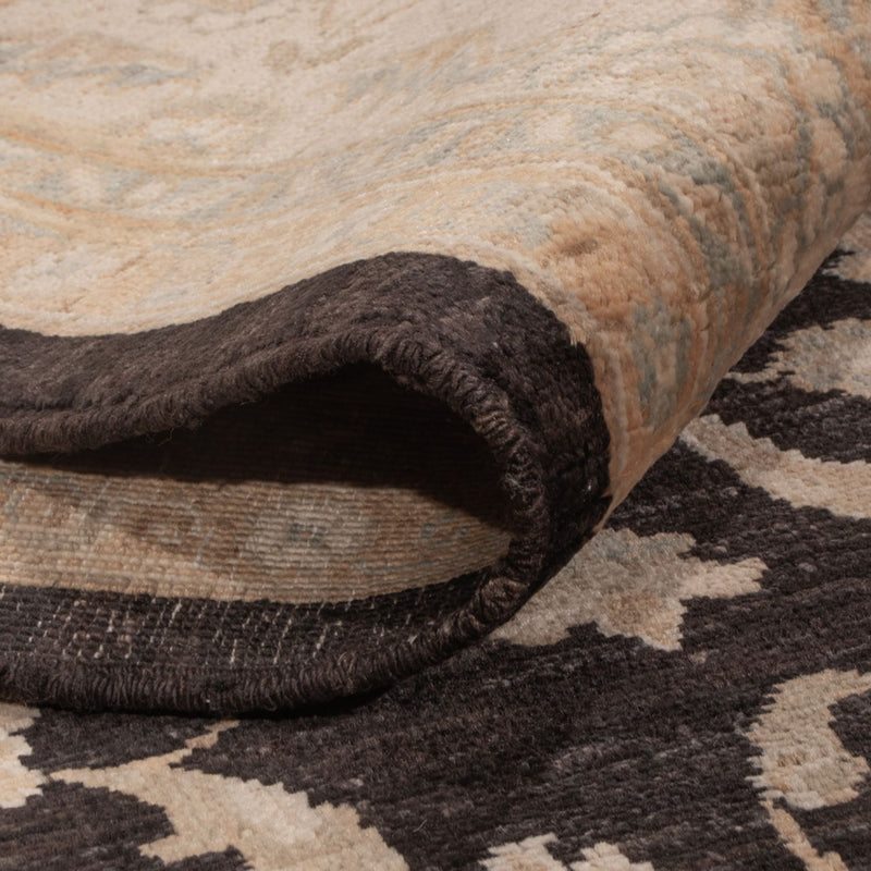 Ziegler Teppich 251x302cm - Orientteppich - schwarz