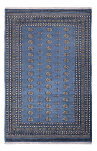 Buchara Teppich 207x315cm - Orientteppich - blau – product image