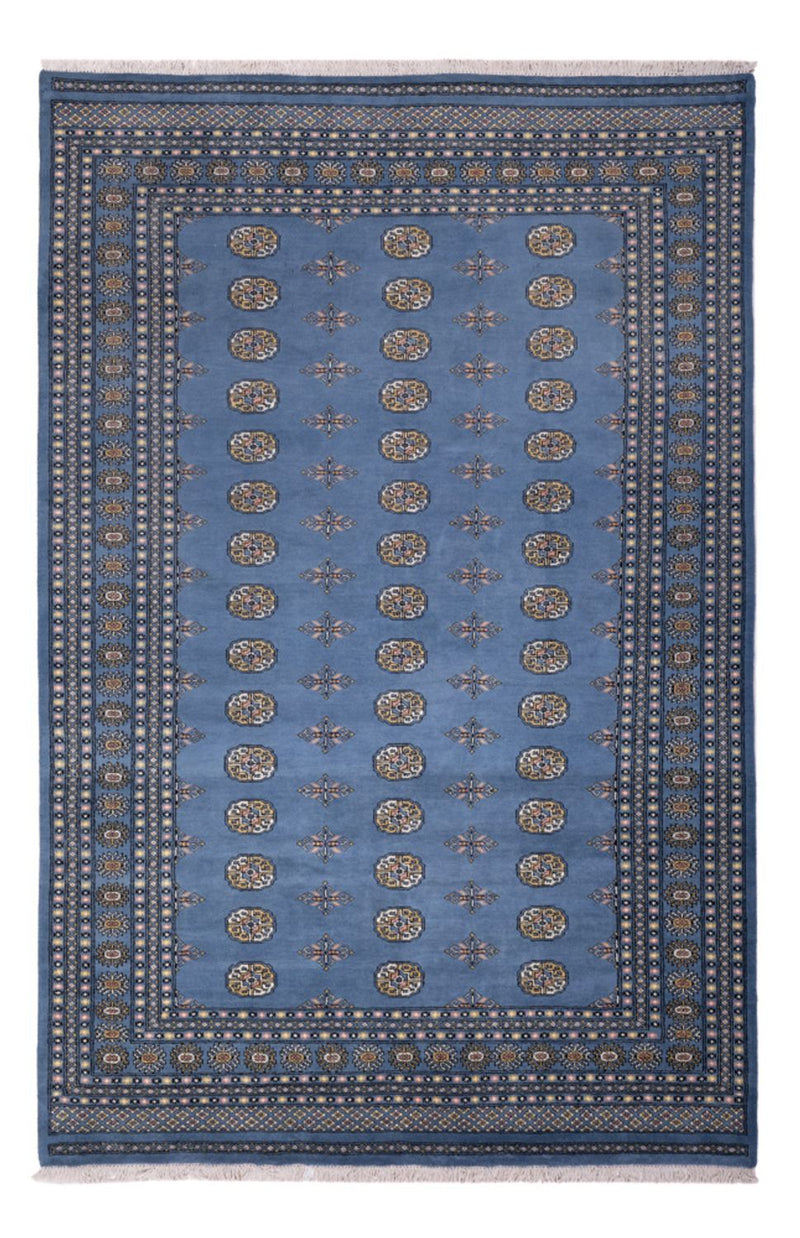 Buchara Teppich 207x315cm - Orientteppich - blau
