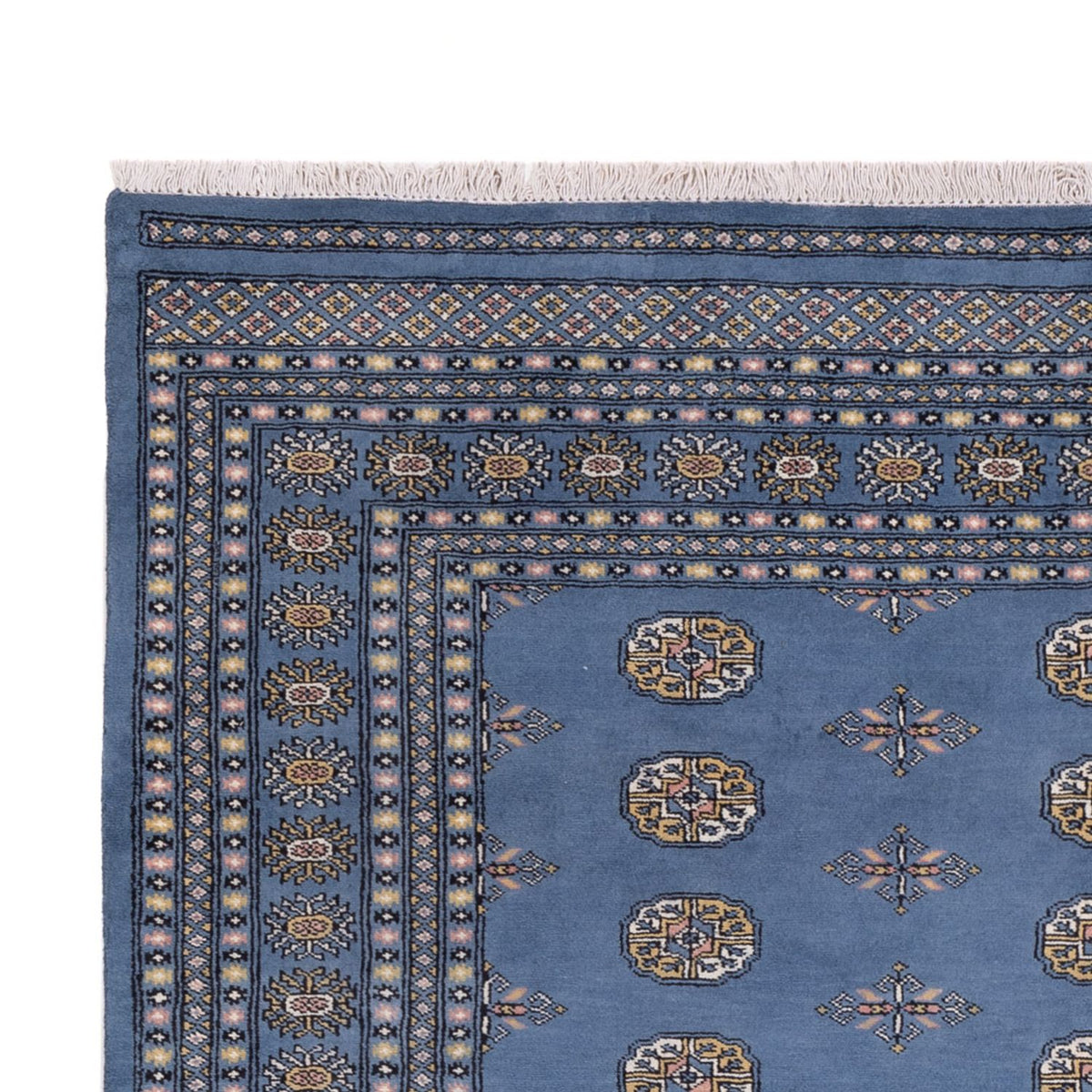 Buchara Teppich 207x315cm - Orientteppich - blau
