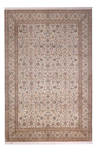 Kaschmir Seide Teppich 216x326cm - Orientteppich - dunkelbeige – product image