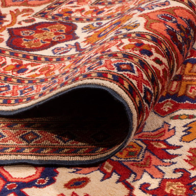 Afghan Seide Teppich 205x282cm - Orientteppich - braun