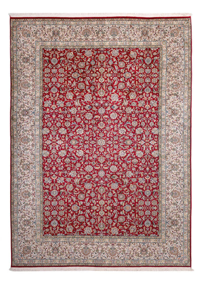 Kaschmir Seide Teppich 216x302cm - Orientteppich - rot