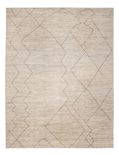 Berber Teppich 276x362cm - Wollteppich - beige