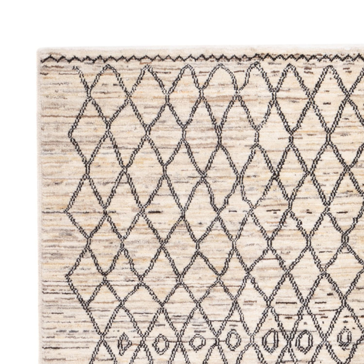 Berber Teppich 148x200cm - Wollteppich - beige