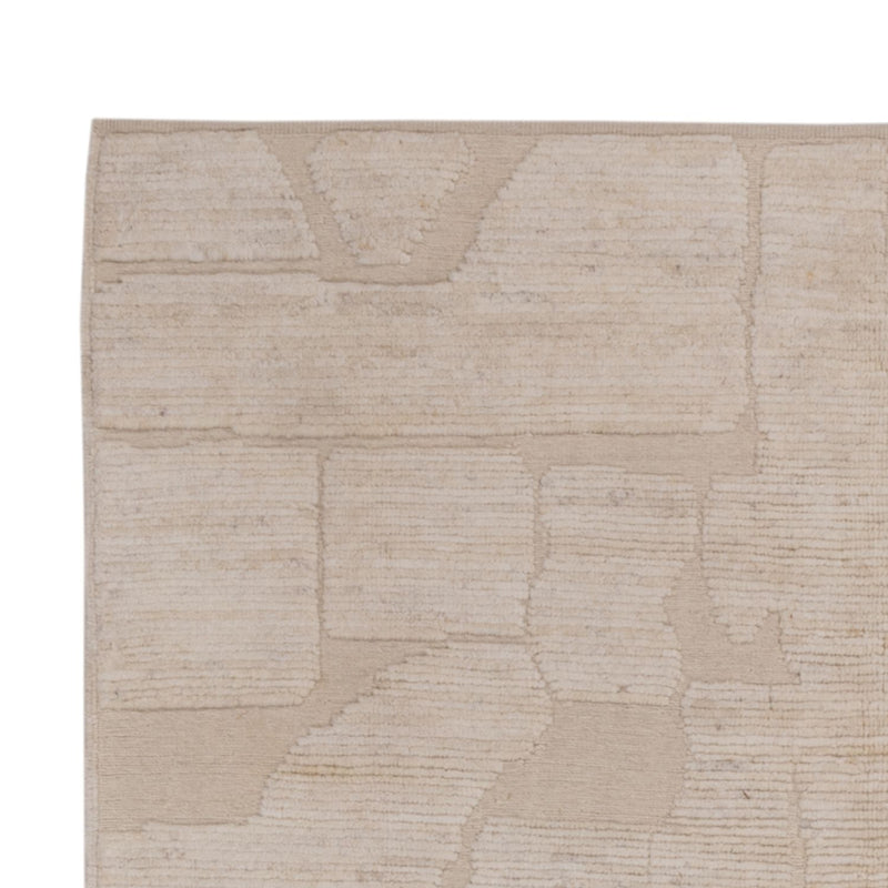 Berber Teppich 167x235cm - Wollteppich - creme