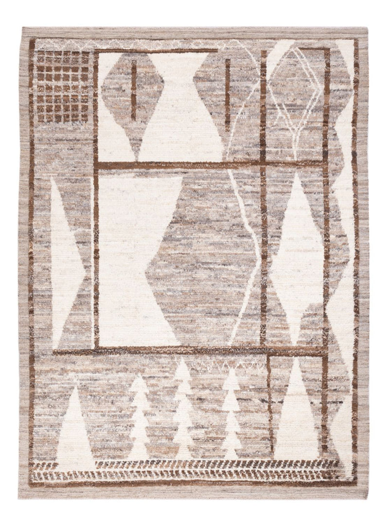 Berber Teppich 183x247cm - Wollteppich - mehrfarbig