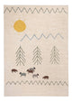 Berber Teppich 172x241cm - Wollteppich - natur