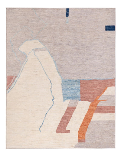 Berber Teppich 151x199cm - Wollteppich - mehrfarbig
