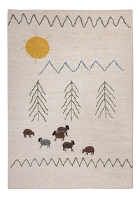 Berber Teppich 203x286cm - Wollteppich - natur – product image