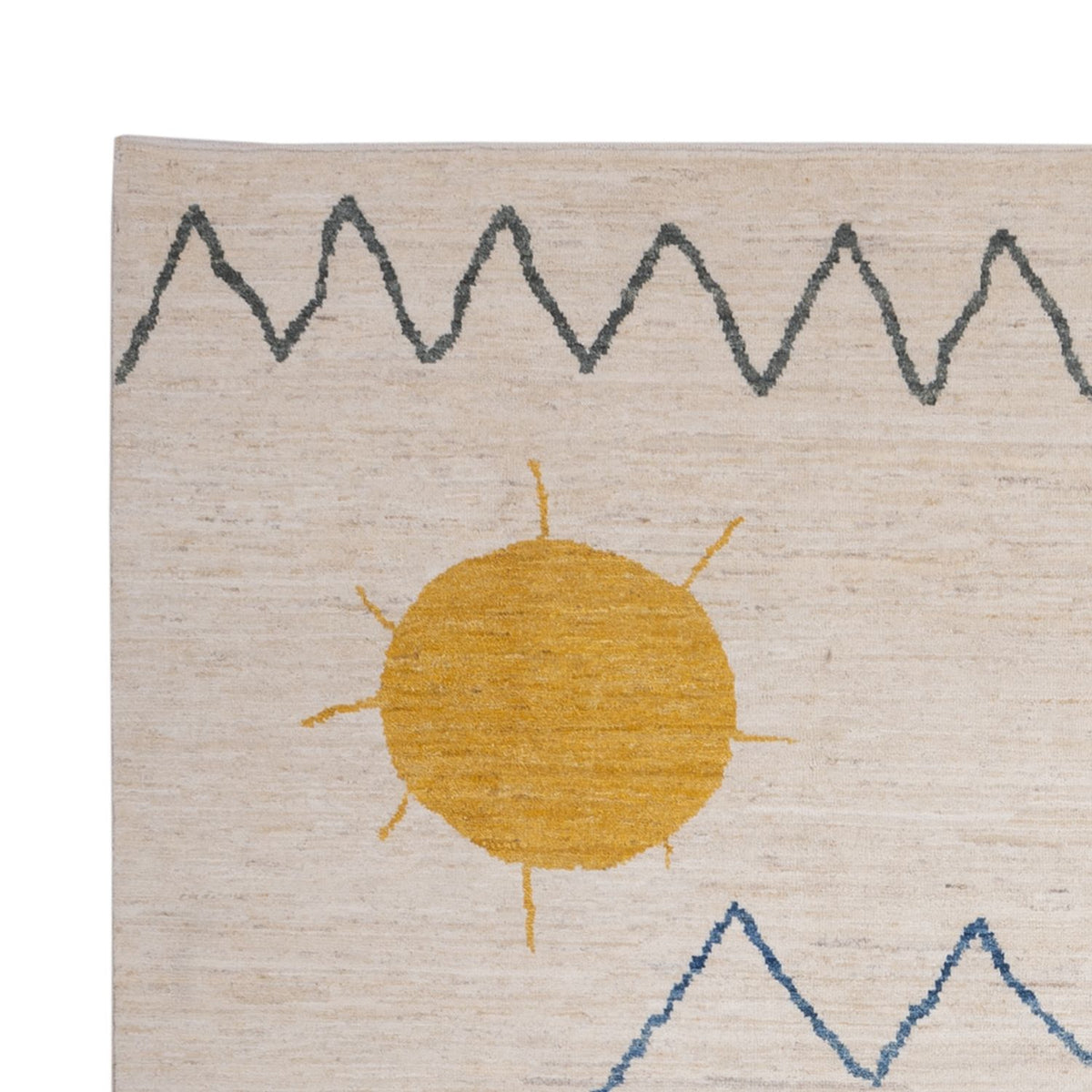 Berber Teppich 203x286cm - Wollteppich - natur