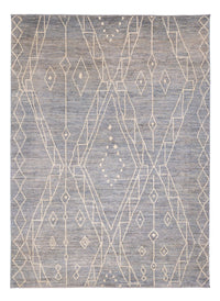 Berber Teppich 173x245cm - Wollteppich - seeblau – product image