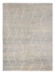 Berber Teppich 152x204cm - Wollteppich - hellgrau