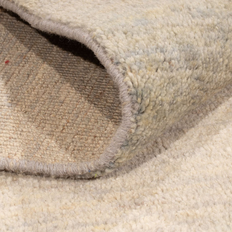 Berber Teppich 152x204cm - Wollteppich - hellgrau