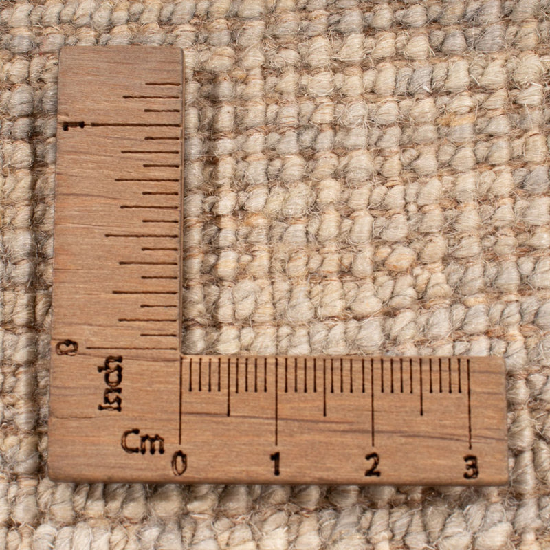 Berber Teppich 152x204cm - Wollteppich - hellgrau