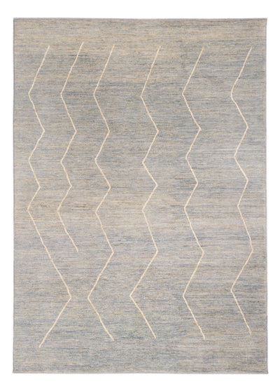 Berber Teppich 170x237cm - Wollteppich - hellgrau