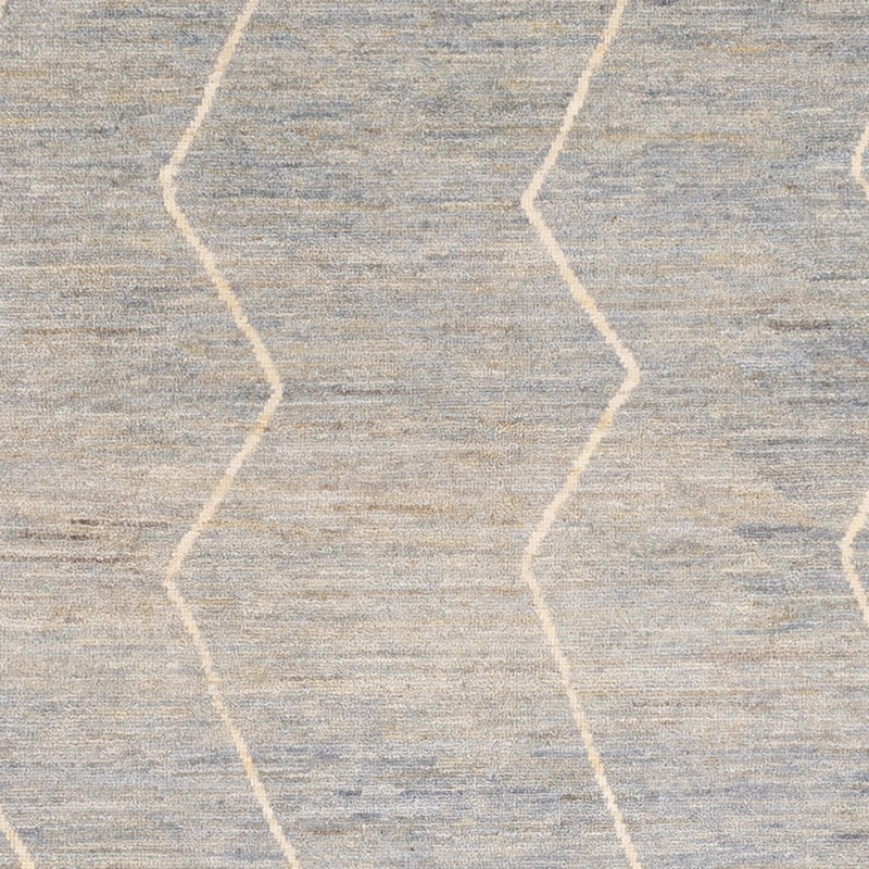 Berber Teppich 170x237cm - Wollteppich - hellgrau