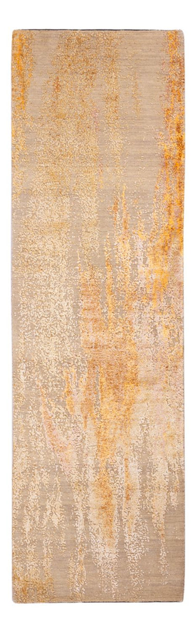 Designer Teppich 76x248cm - hellbeige