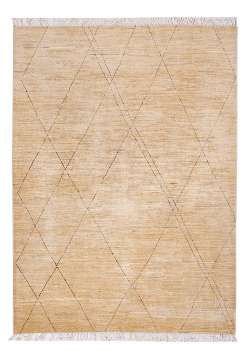 Gabbeh Persisch Teppich 174x243cm - Perserteppich Wollteppich - beige