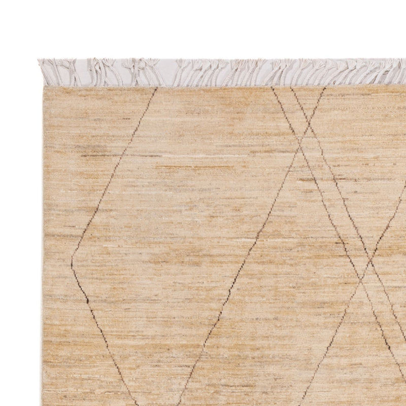 Gabbeh Persisch Teppich 174x243cm - Perserteppich Wollteppich - beige