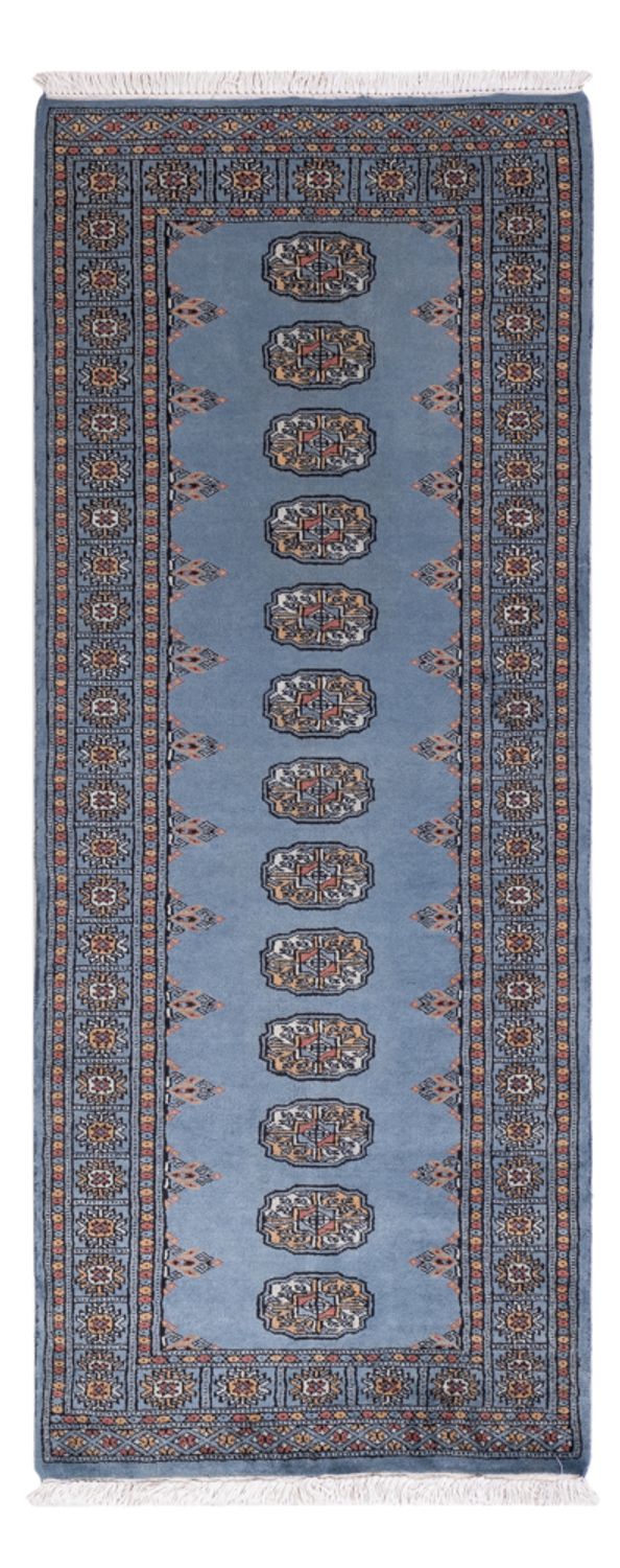 Pakistan Teppich 75x189cm - Orientteppich - blau
