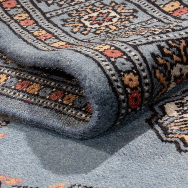 Pakistan Teppich 75x189cm - Orientteppich - blau