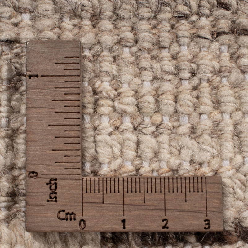 Berber Teppich 252x338cm - Wollteppich - dunkelbeige