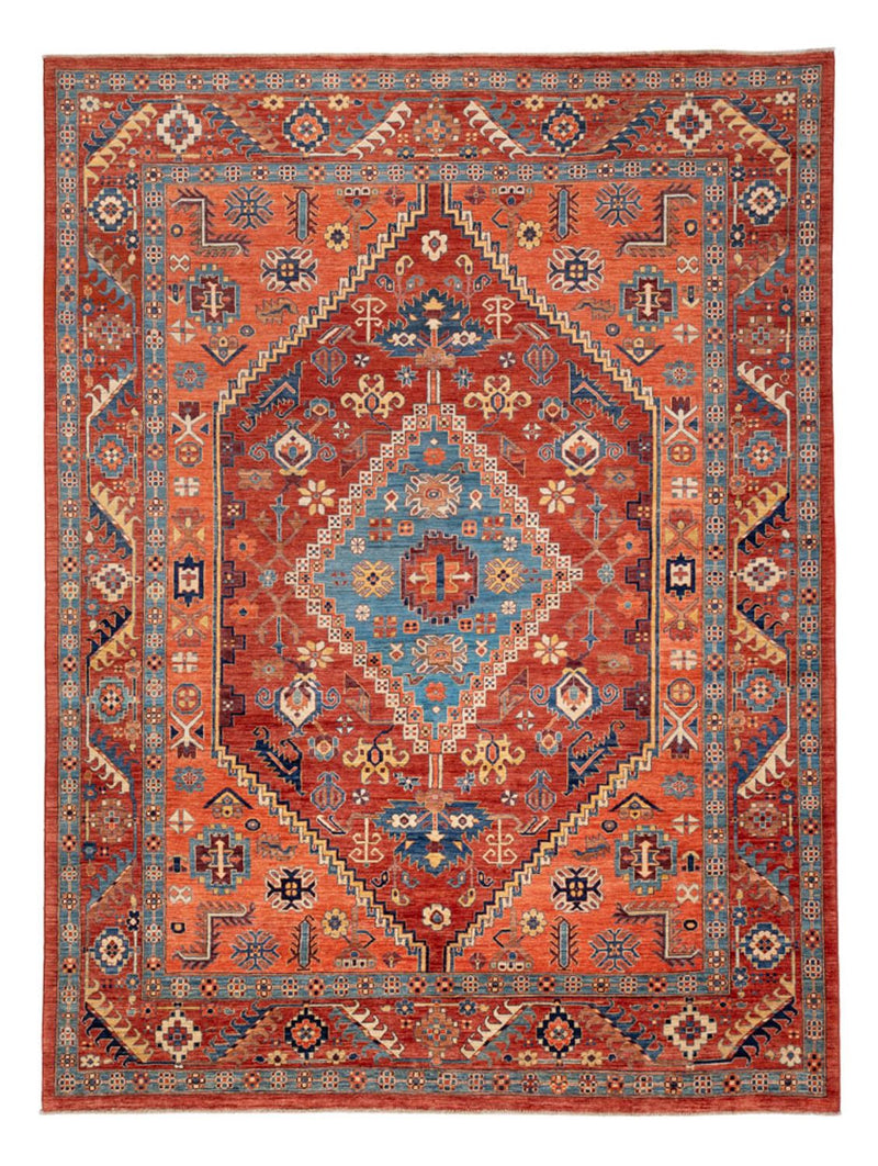 Usak Teppich 266x351cm - Orientteppich - rot