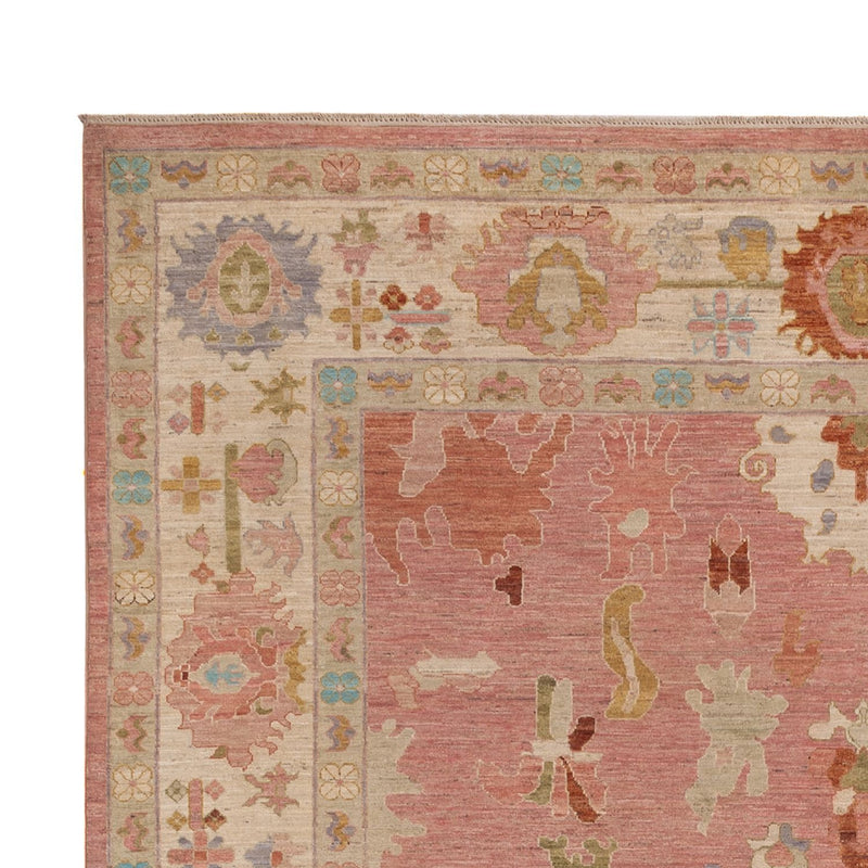 Usak Teppich 237x359cm - Orientteppich - hellrot