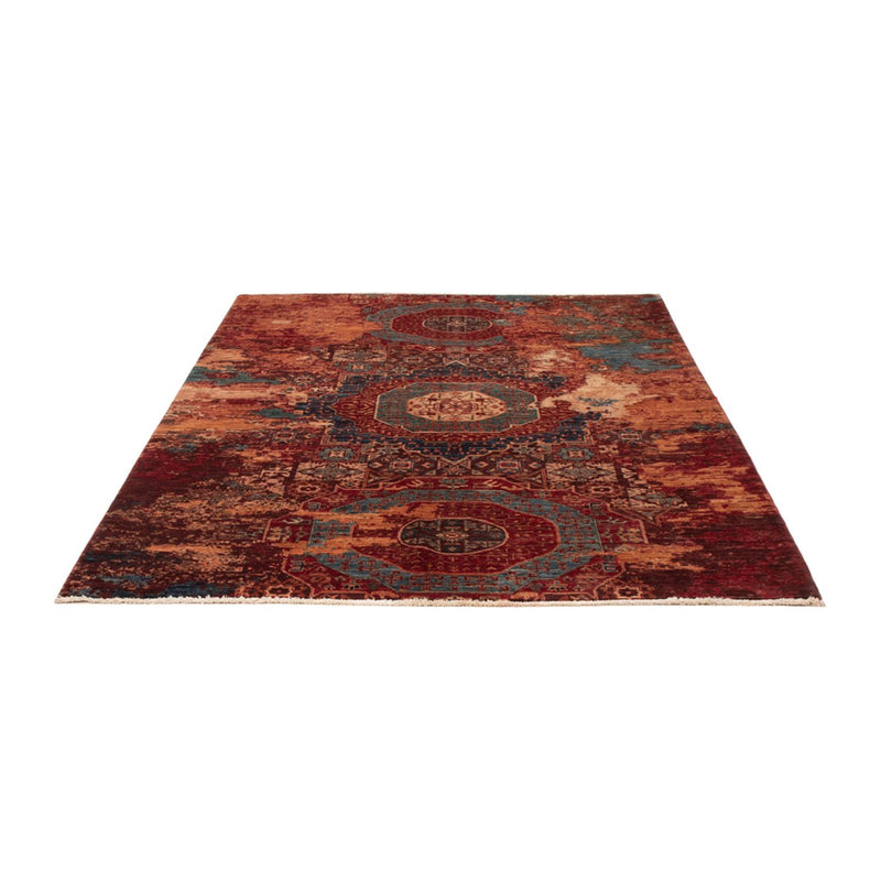 Designer Teppich 156x195cm - mehrfarbig