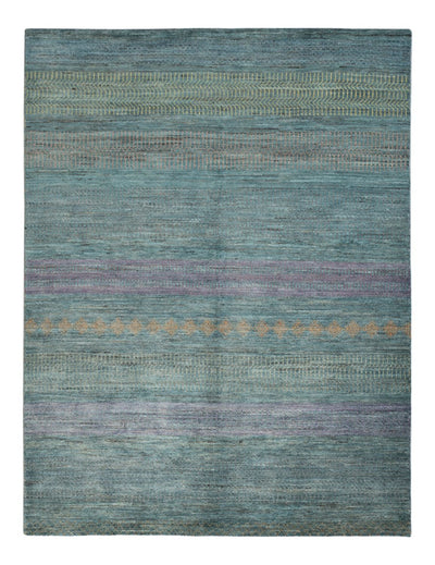 Designer Teppich 152x196cm - dunkelgrün
