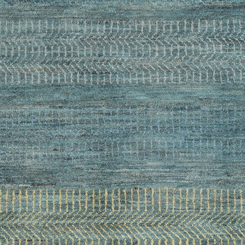 Designer Teppich 154x195cm - dunkelgrün
