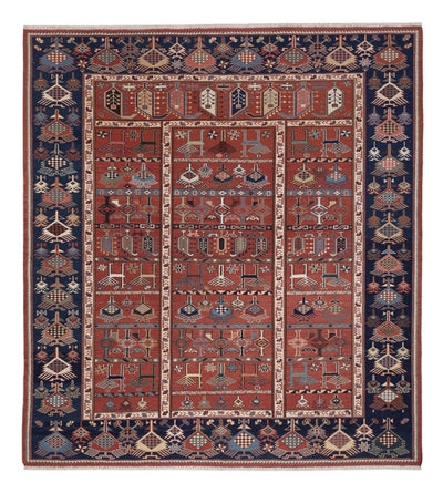 Kelim Afghan Teppich 192x205cm - rost