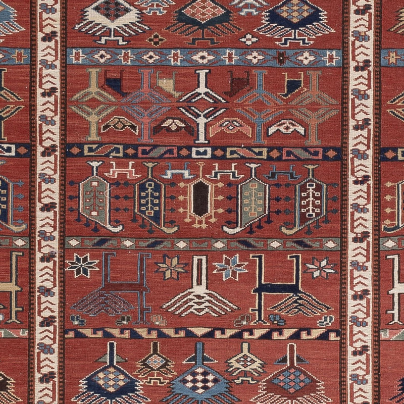Kelim Afghan Teppich 192x205cm - rost