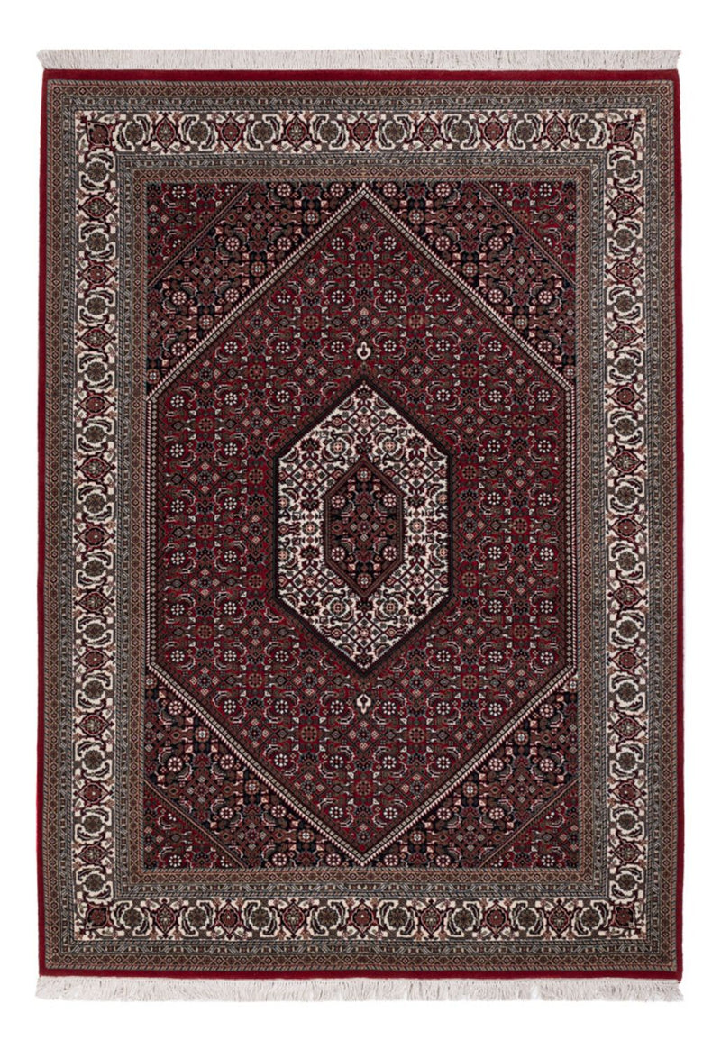 Indo Bidjar Teppich 145x204cm - Orientteppich - dunkelbraun