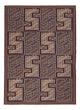 Kelim Afghan Teppich 155x215cm - dunkelbeige