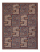 Kelim Afghan Teppich 166x205cm - dunkelbeige