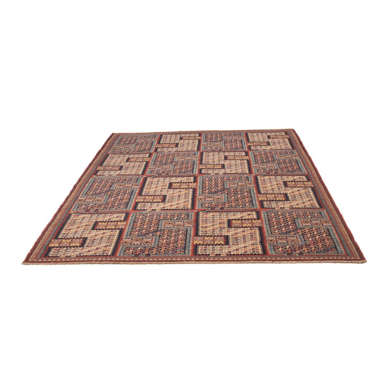 Kelim Afghan Teppich 166x205cm - dunkelbeige