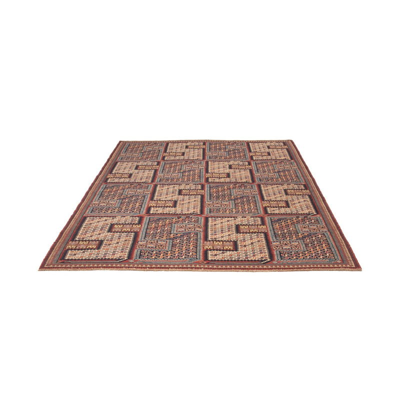 Kelim Afghan Teppich 166x209cm - dunkelbeige