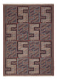Kelim Afghan Teppich 156x223cm - dunkelbeige