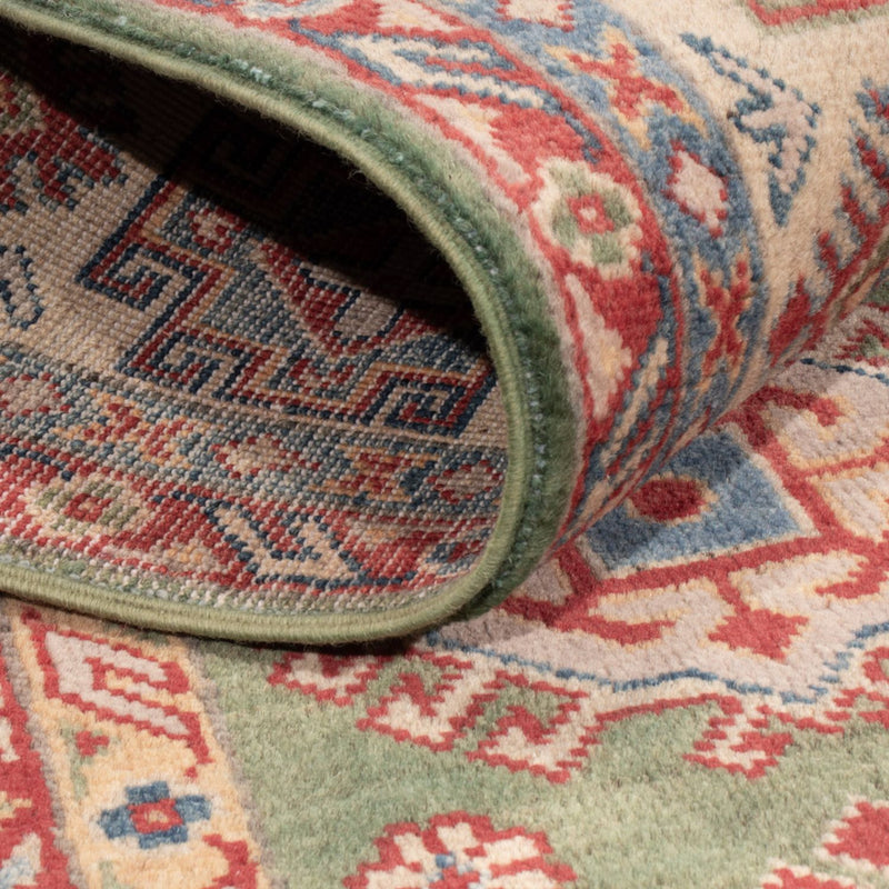 Kazak Teppich 150x202cm - Orientteppich - grün