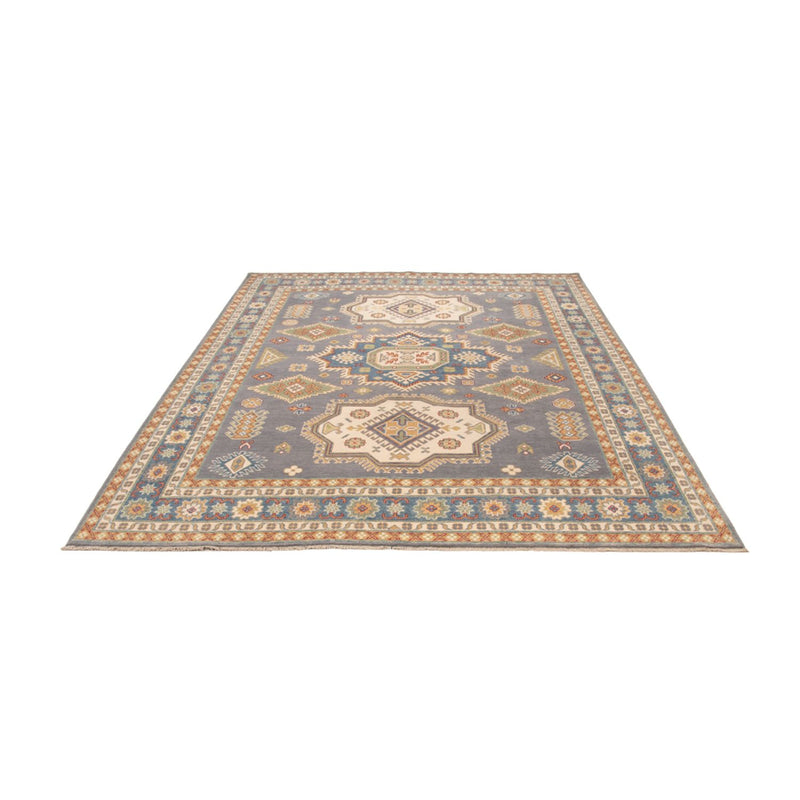 Kazak Teppich 244x299cm - Orientteppich - seeblau