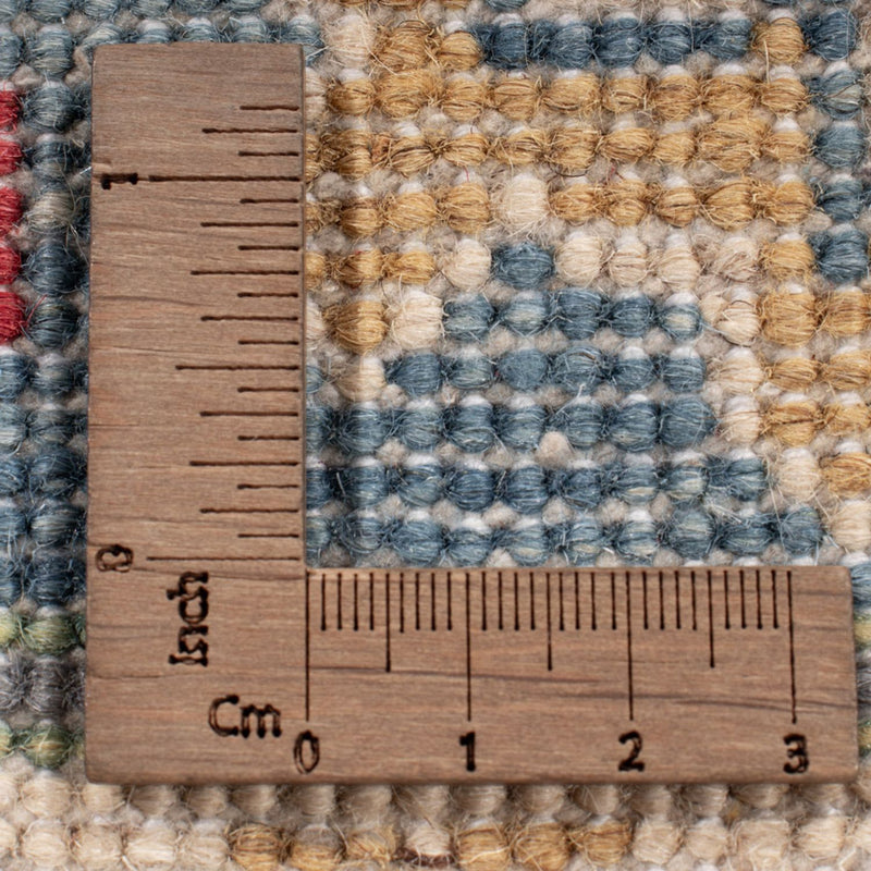 Kazak Teppich 244x299cm - Orientteppich - seeblau