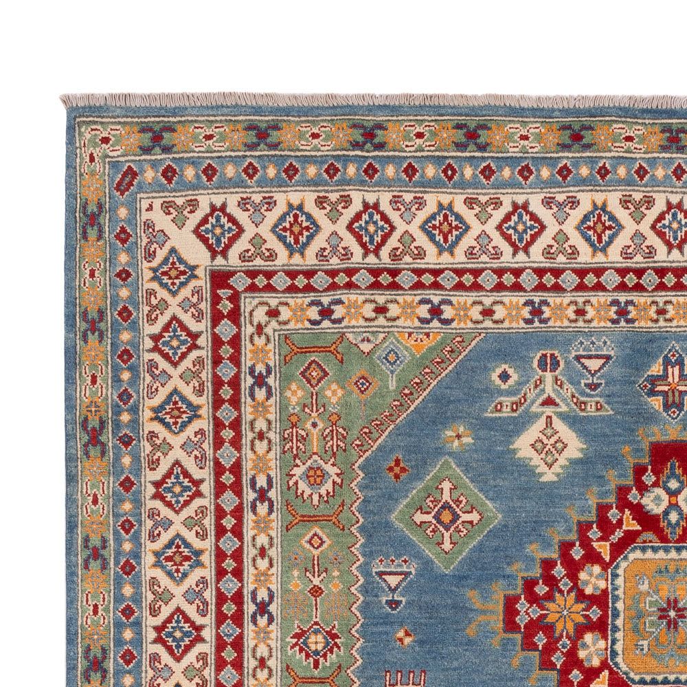 Ziegler Teppich - Kazak - 198 x 300 cm - blau